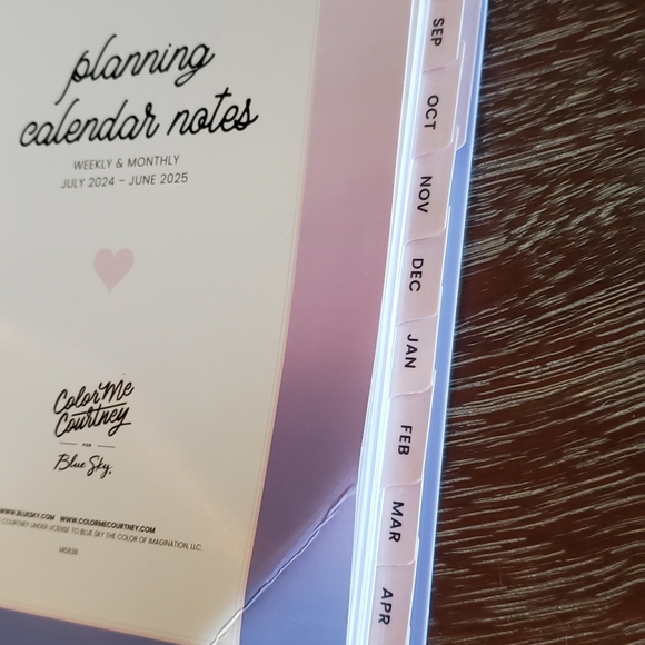 COPY - Color Me Courtney for Blue Sky 2024-25 Weekly/Monthly Planner Notes 8.62… - Picture 16 of 16